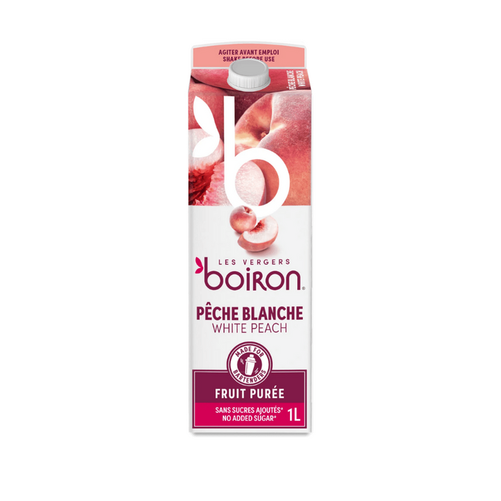 Boiron | White peach fruit puree | 1 litre