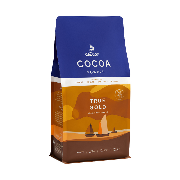 deZaan | True Gold cocoa powder (20 - 22% fat) | 1kg