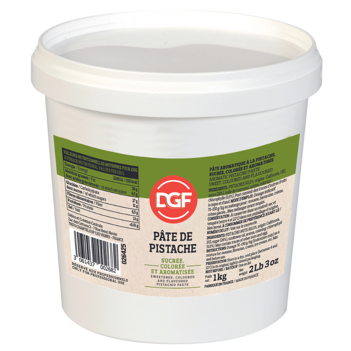 DGF Industries | Coloured & flavoured pistachio paste (63%) | 1kg