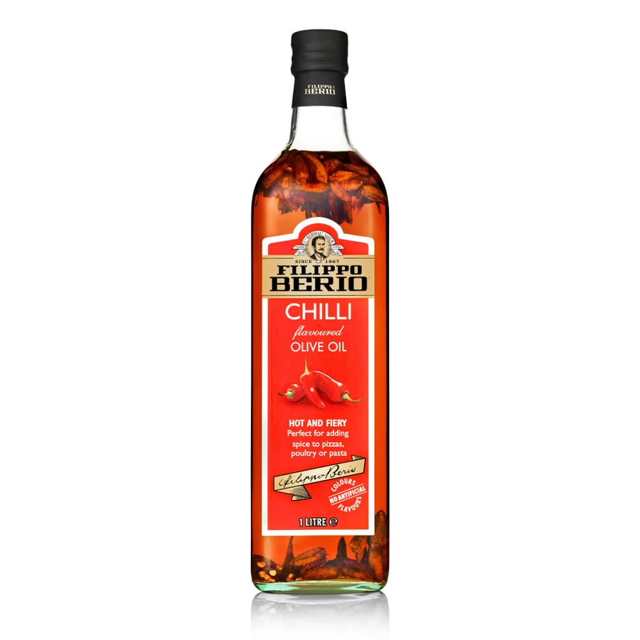Filippo Berio | Chilli flavoured olive oil | 250ml & 1L