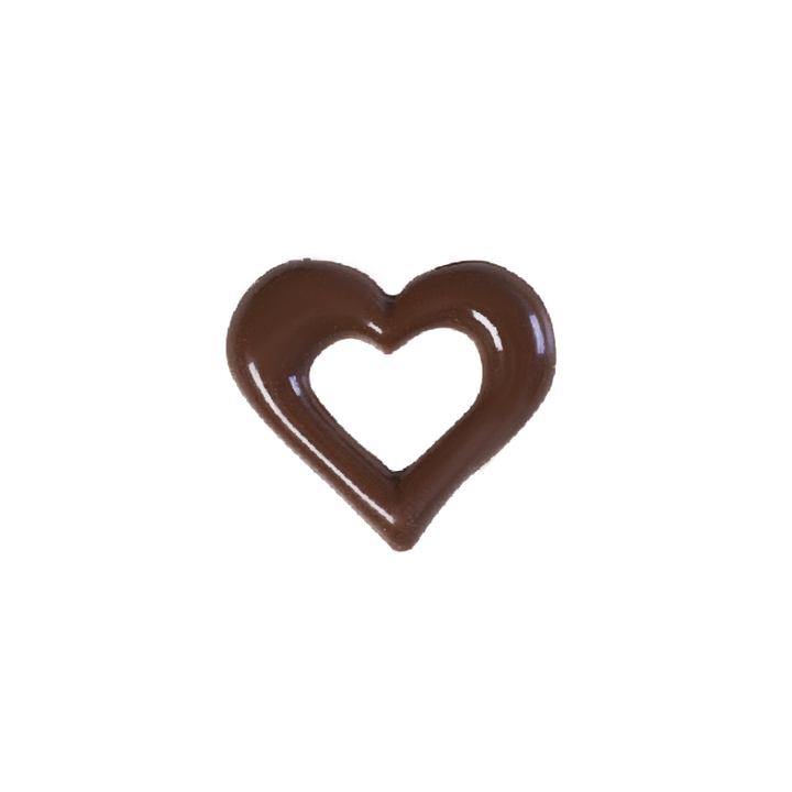 Hillbo |Dark chocolate fantasy heart | 135 pieces