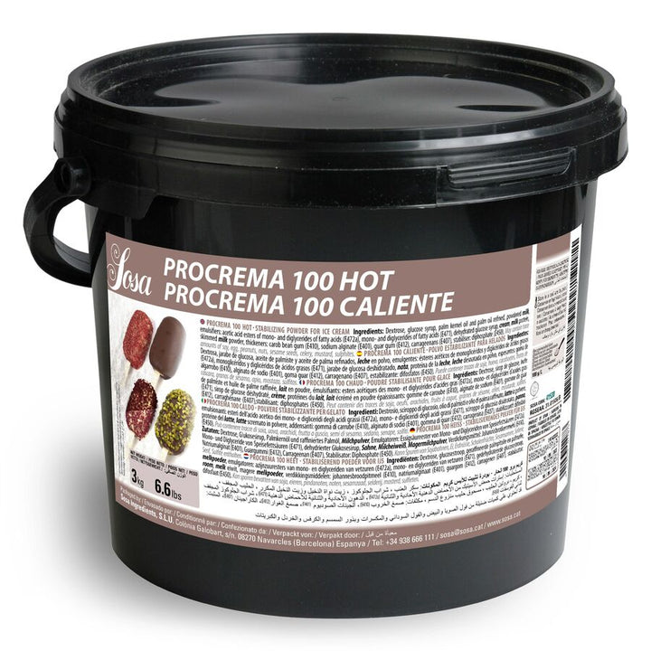 Sosa | Procrema Hot 100 | Stabiliser for ice cream and foams | 3kg