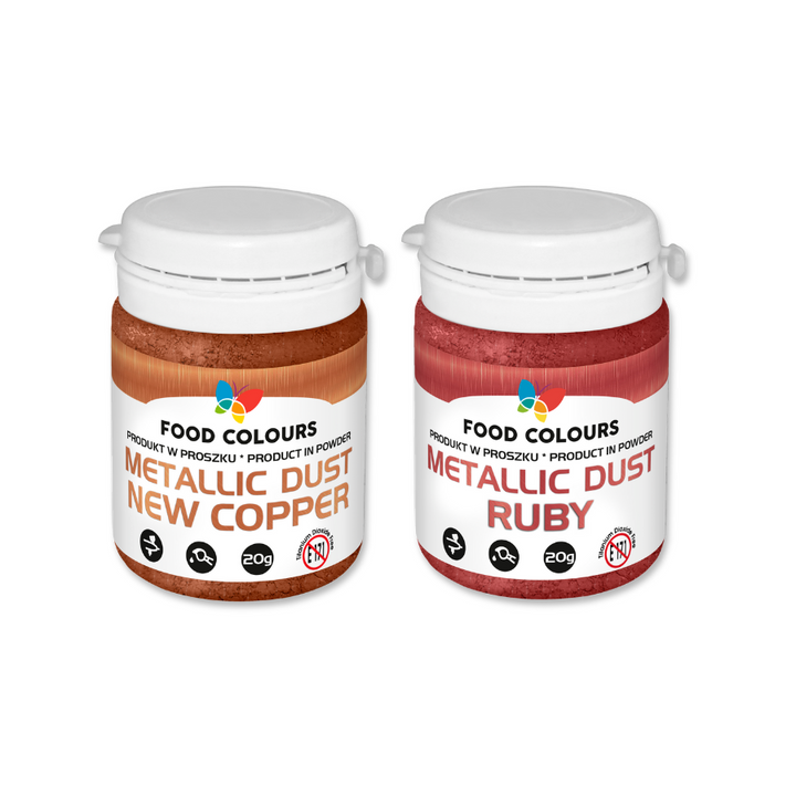 Food Colours | Metallic Dust | Powdered food colouring | 20g