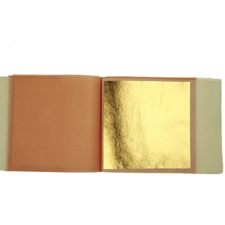 Pack of 25 edible gold leaf transfer sheets (80 x 80mm)