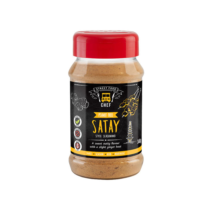 Essential Cuisine | Street Food Chef | Peanut-free satay style seasoning | 340g