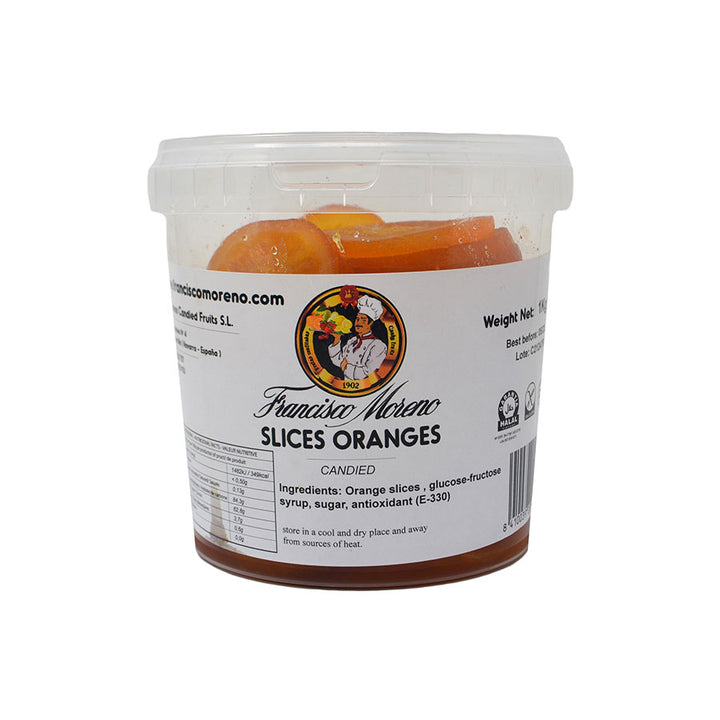 F Moreno | Candied orange discs | 1kg