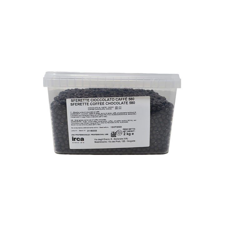 Irca | Sferette | Glossy spheres of coffee flavoured chocolate | 2kg