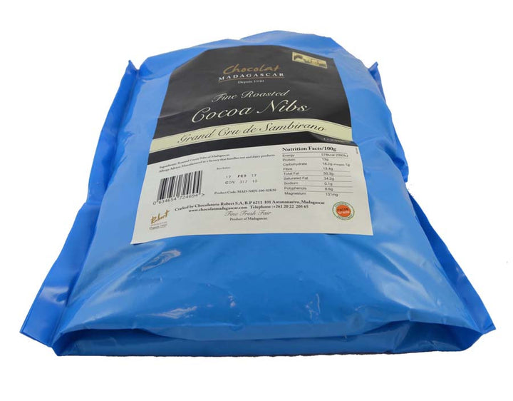 Roasted Madagascan cocoa nibs