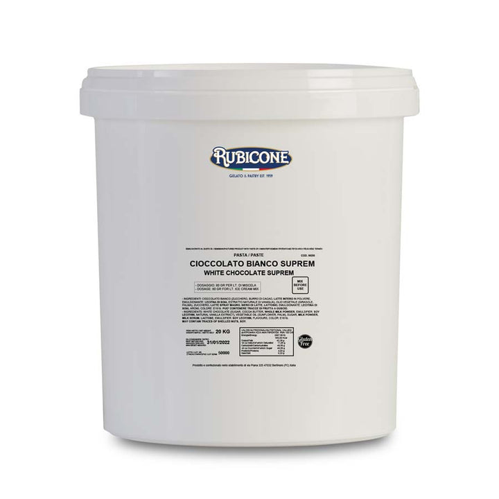 White chocolate flavour paste