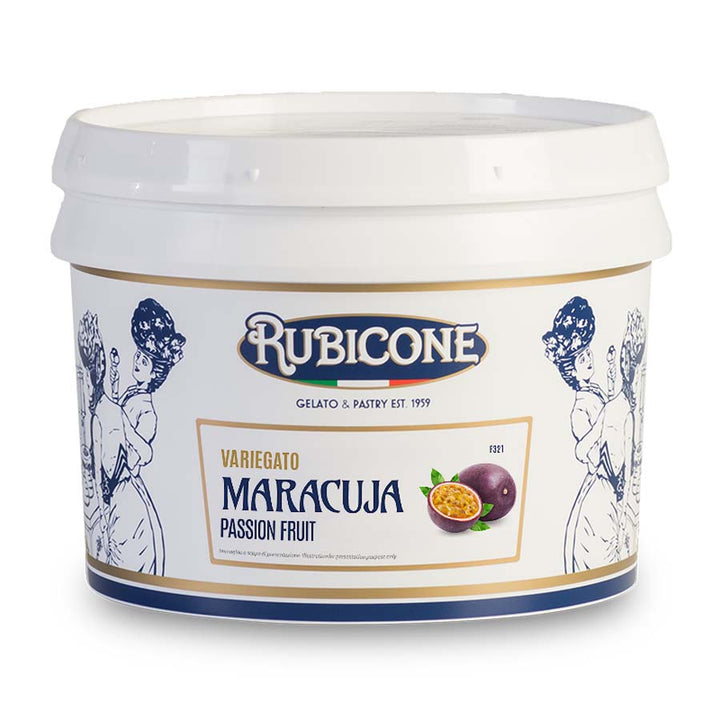 Passionfruit flavour rippling sauce (variegato)