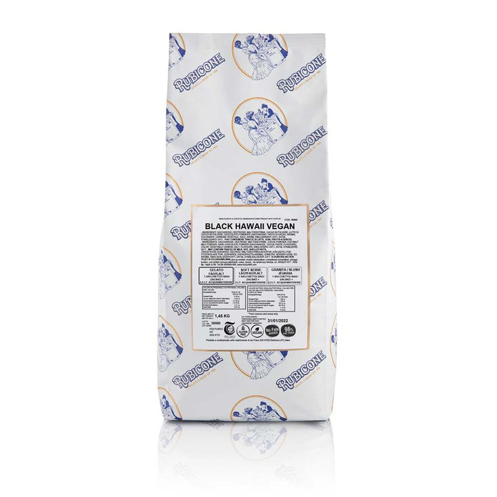 Black Hawaii vegan ice cream base mix