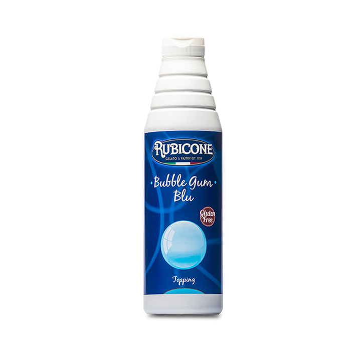 Rubicone blue bubblegum ice cream topping sauce 1kg - packaging