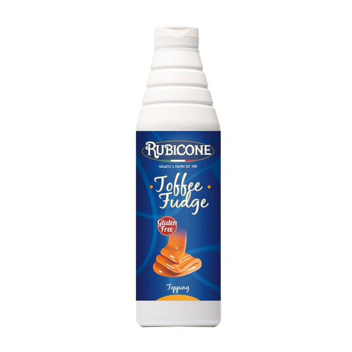 Toffee fudge flavour topping sauce for ice cream