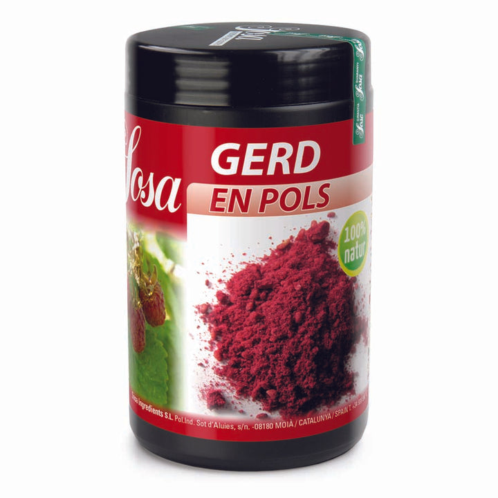 Freeze dried raspberry powder