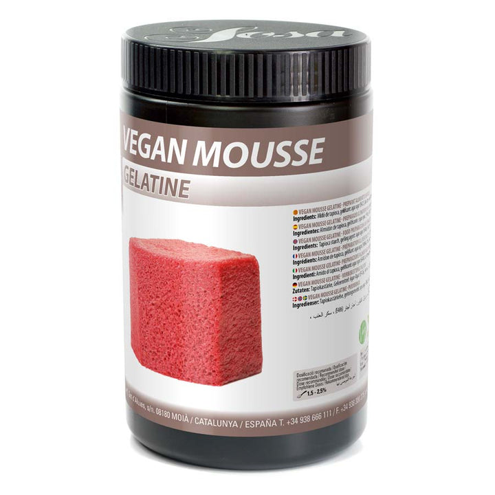 Vegan mousse gelatine powder