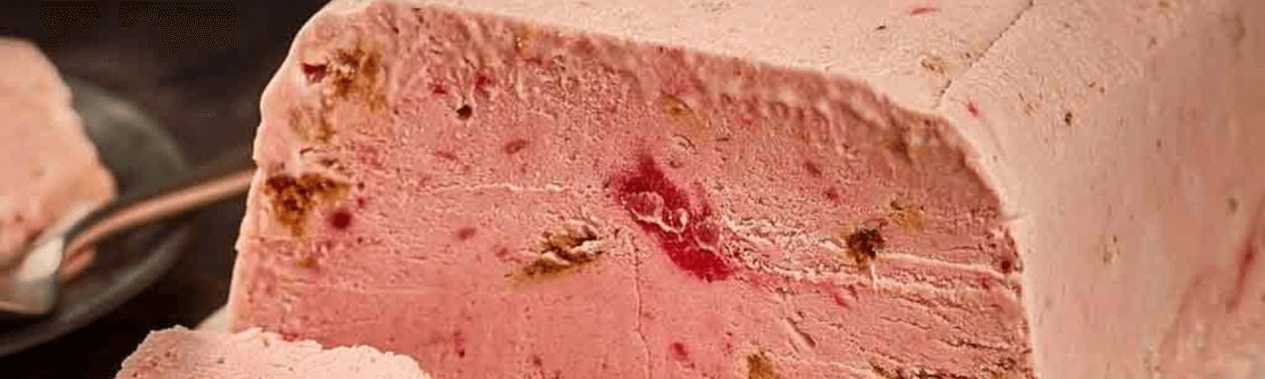 Berry and Amaretti semifreddo