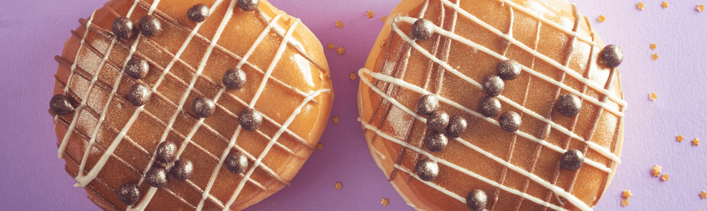 Sparkly caramel doughnut recipe