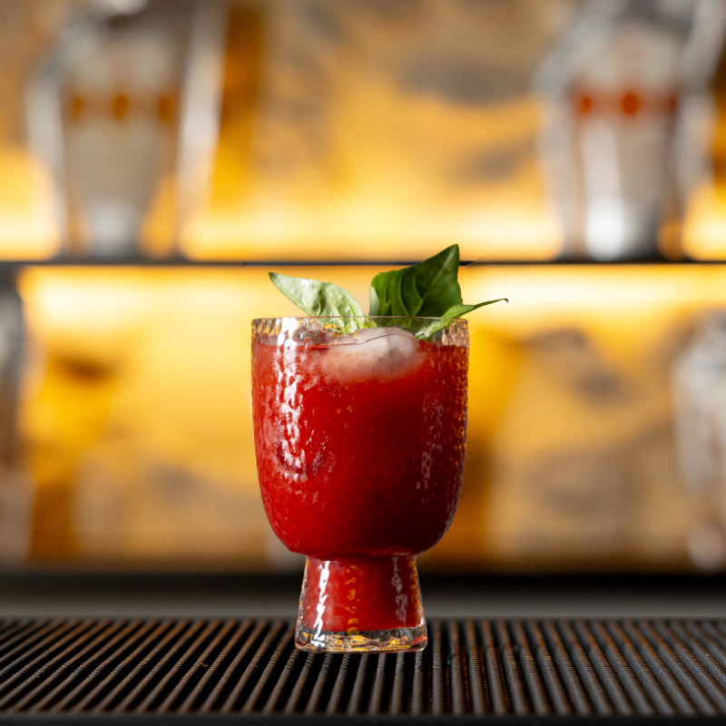 Botanical strawberry mocktail