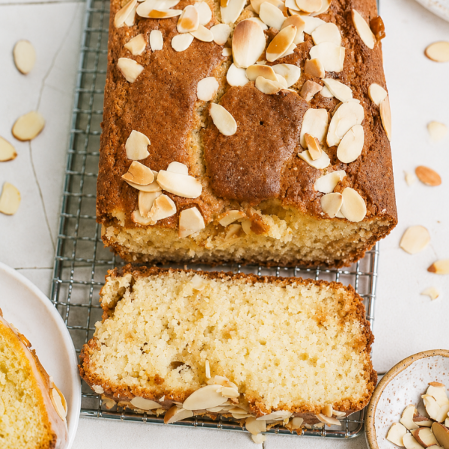 Maple and almond loaf cake