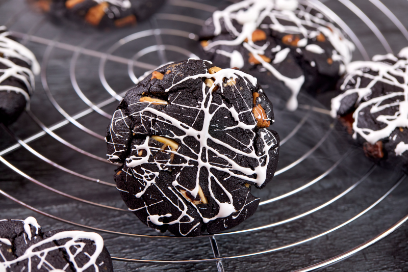 Carbon ghoul cookies