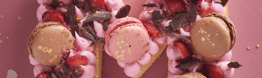 Mother's day M shaped cake recipe