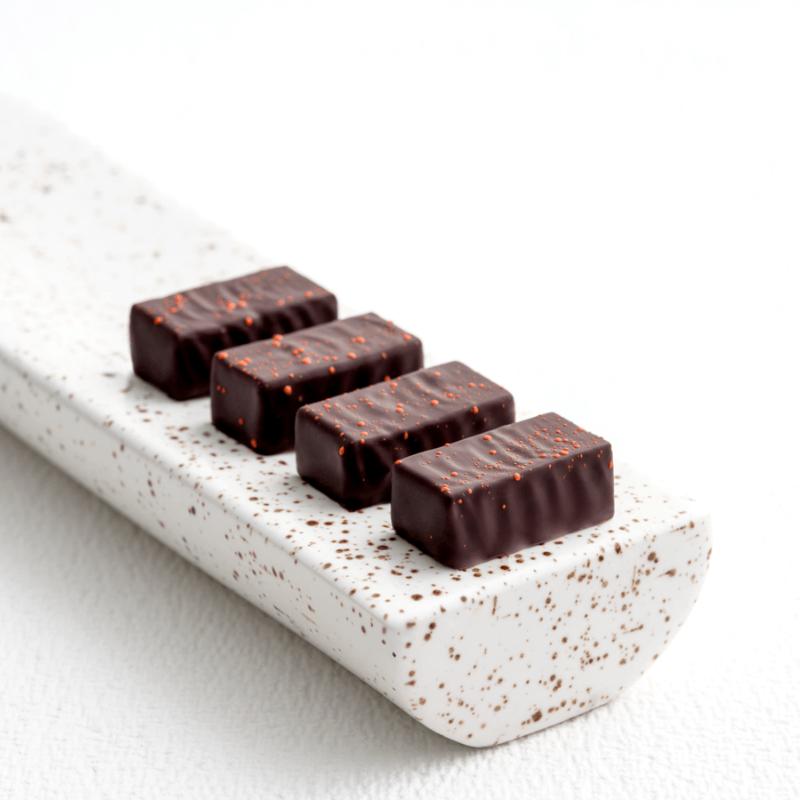 Mandarin and Vietnamese dark chocolate truffle recipe
