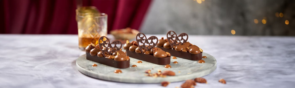 Nuts for you whisky-infused ganache