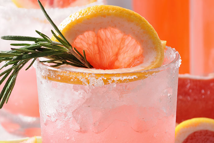 Pink tea lemonade