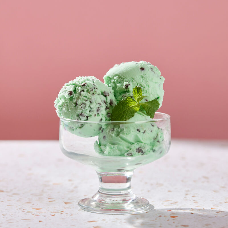 Vegan mint choc chip gelato