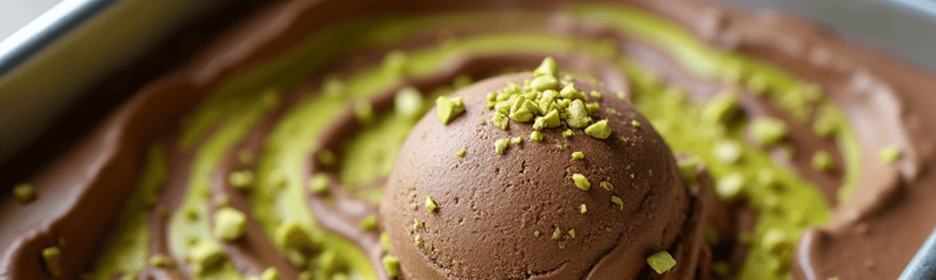 Dubai chocolate gelato recipe