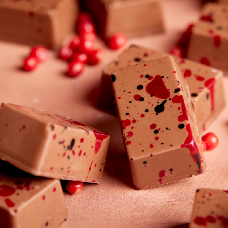 Pink peppercorn Cameroon milk chocolate