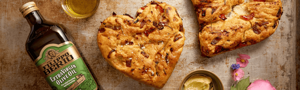 Truffle Focaccia Bread with Olive Oil & Balsamic Vinegar