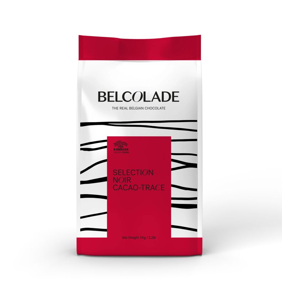 Belcolade cacao trace dark chocolate (55%) buttons - 5kg and 15kg