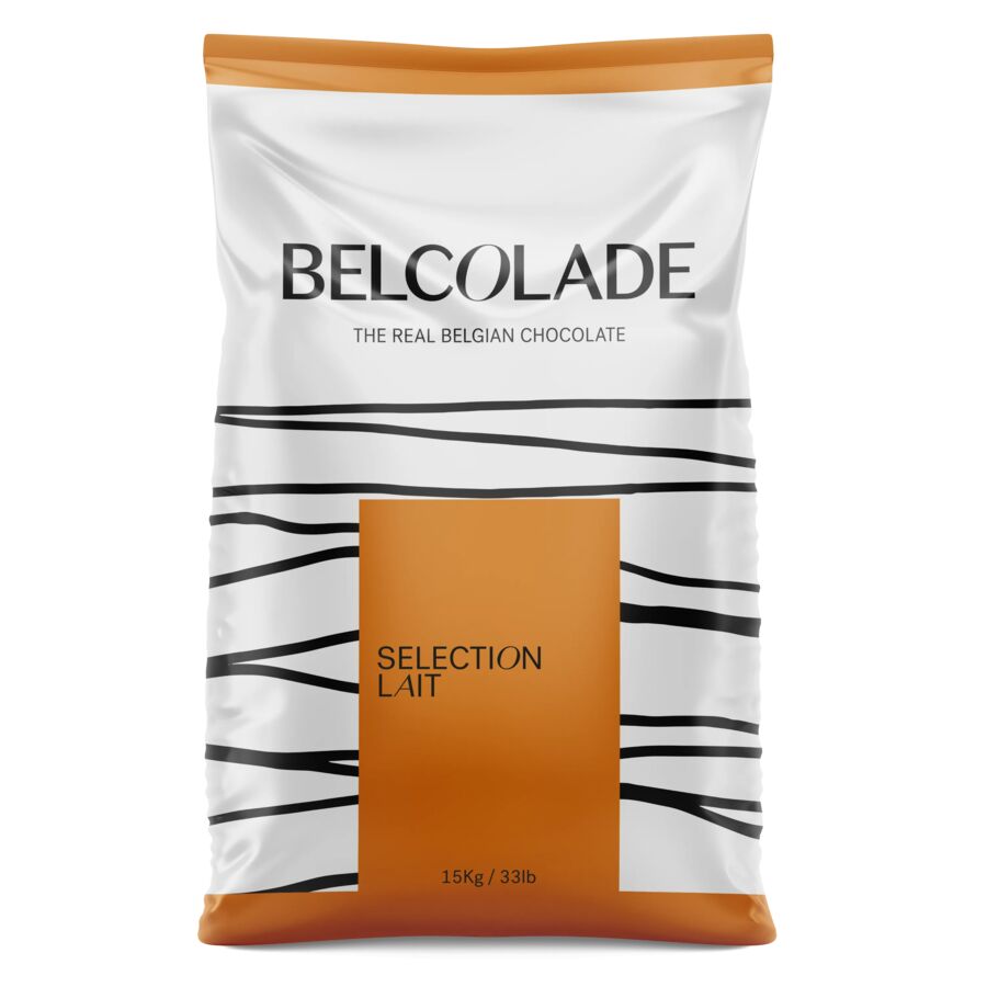 Belcolade milk chocolate (28.5%) chunks - 15kg