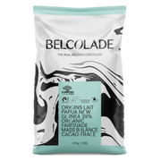 Belcolade Origins Papua-New Guinea cacao-trace milk chocolate buttons (39%) - 15kg