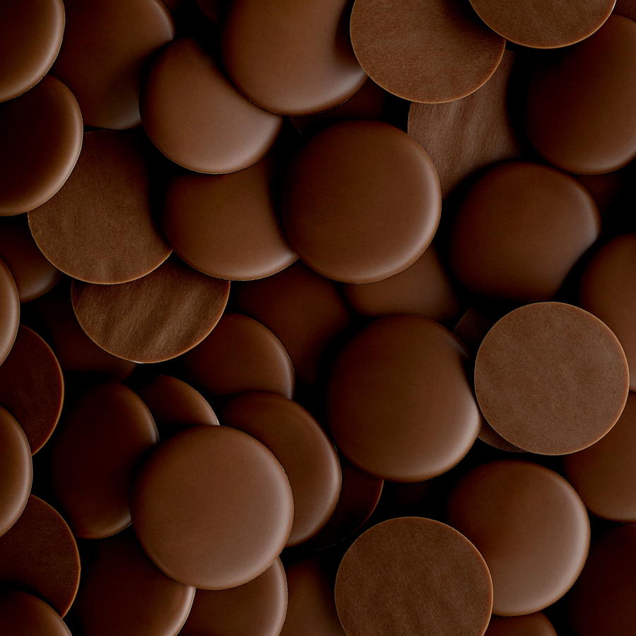 Belcolade Origins Papua-New Guinea cacao-trace milk chocolate buttons (39%) - 5kg