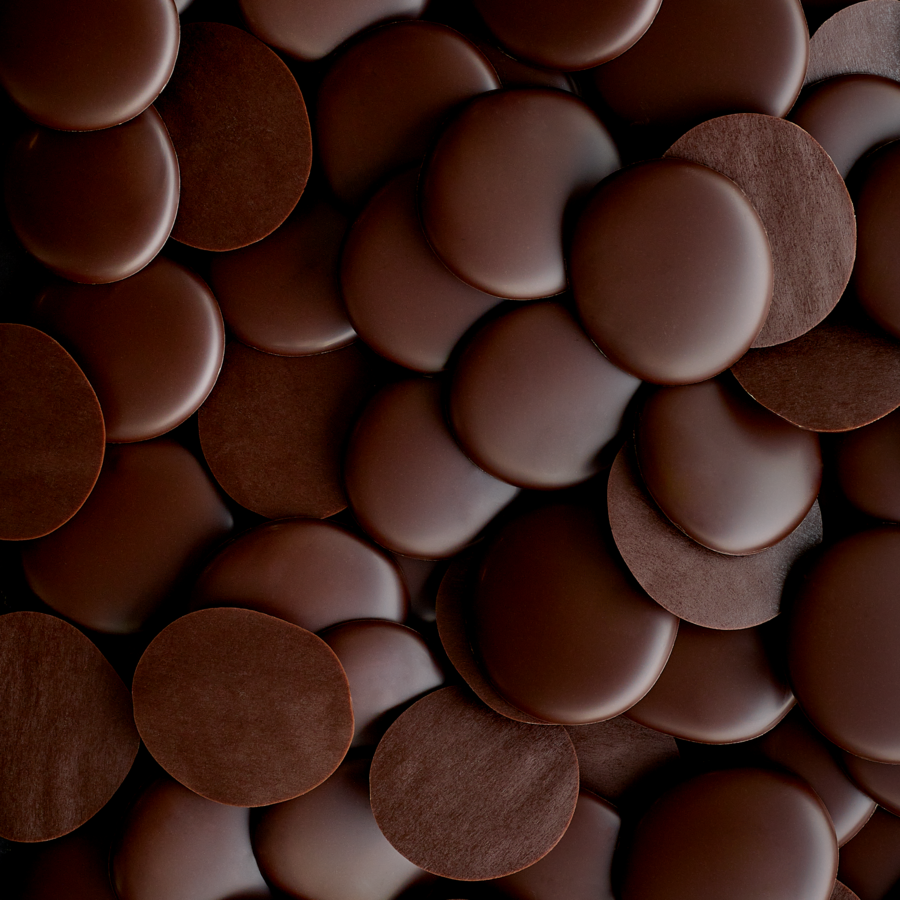 Belcolade Origins Philippines cacao-trace dark chocolate buttons (68%) - 5kg & 15kg