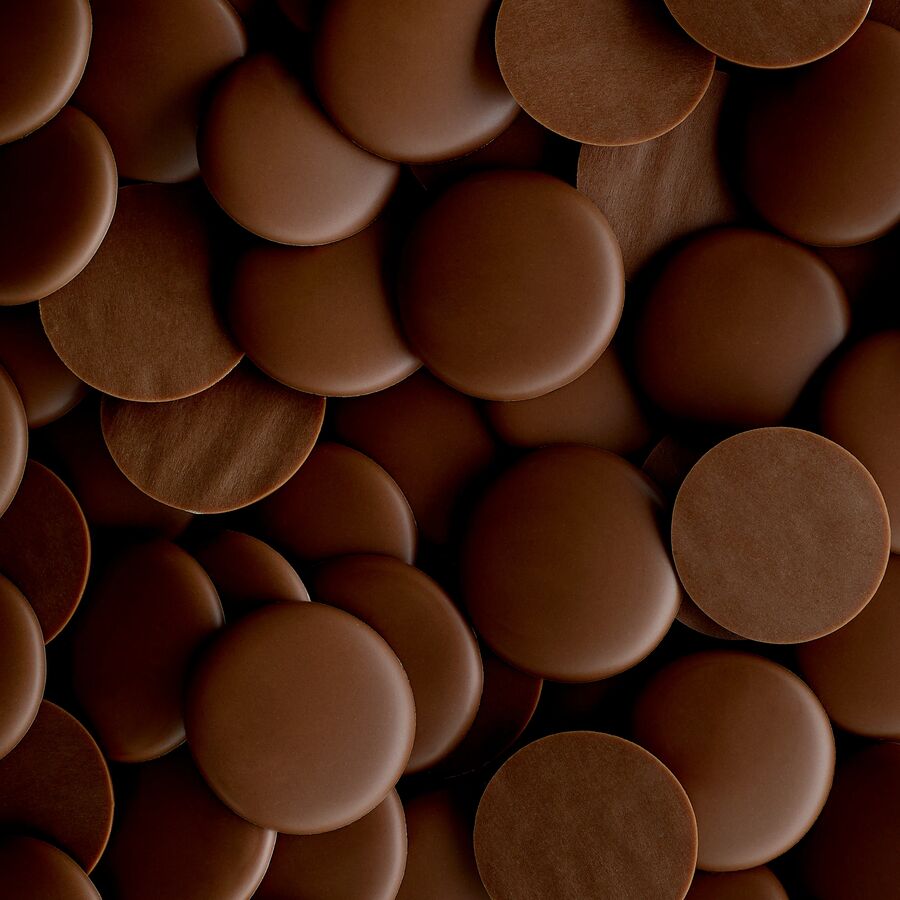 Belcolade cacao trace vegan milk-a-like chocolate (46%) buttons - 15kg