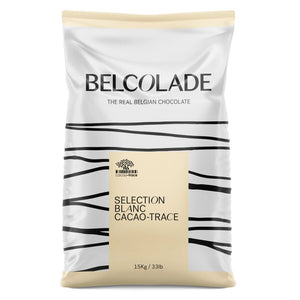 Belcolade | Cacao Trace | White chocolate (30%) buttons | 1kg, 5kg and 15kg