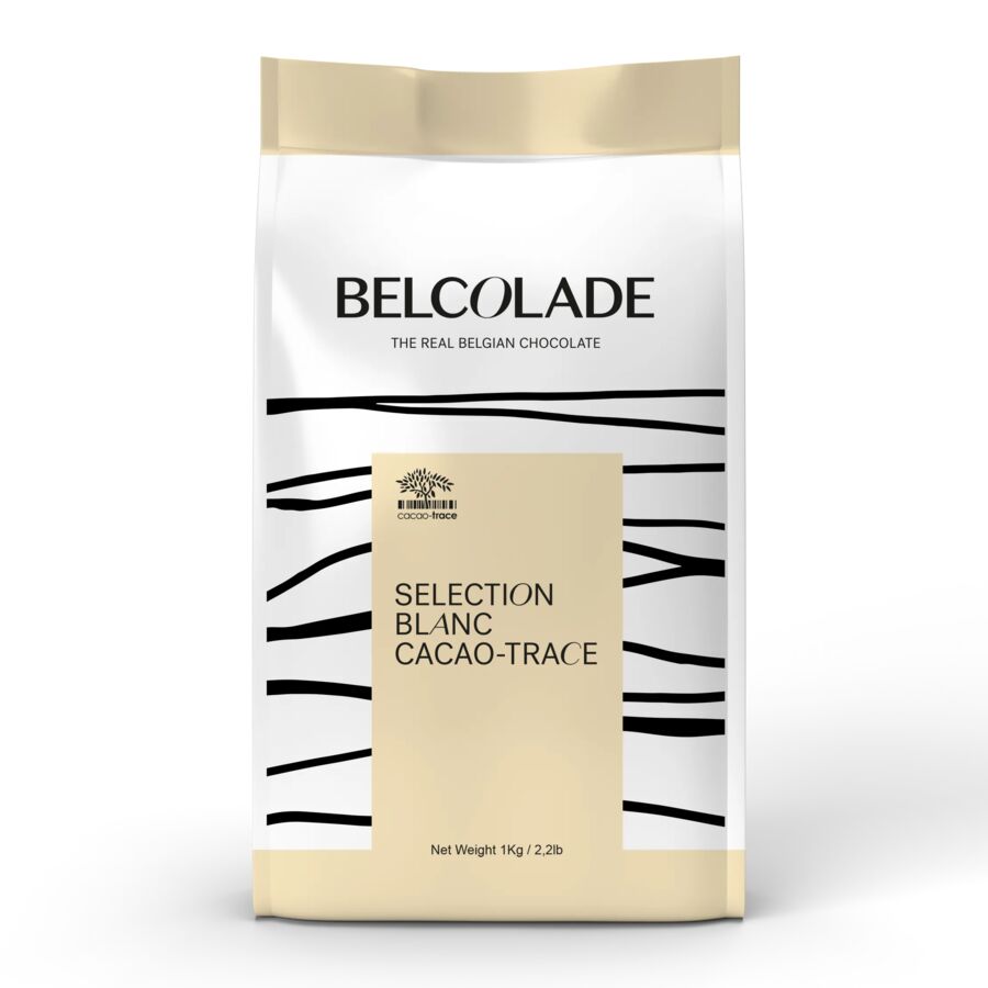 Belcolade | Cacao Trace | White chocolate (30%) buttons | 1kg, 5kg and 15kg