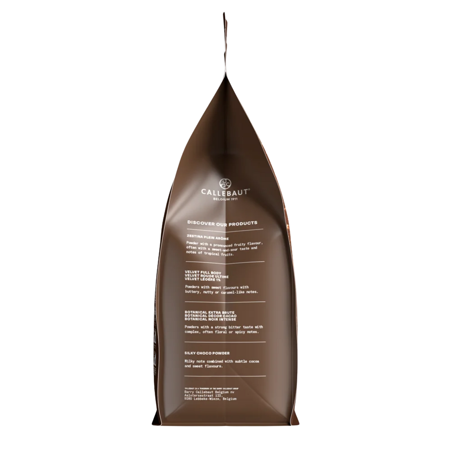 Callebaut alkalised 'extra brute' deep dark red cocoa powder (22 - 24% fat) - 1kg & 5kg