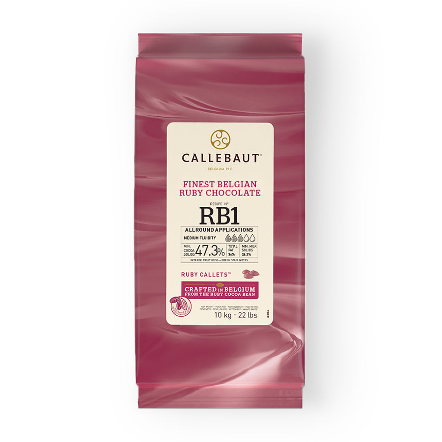 Callebaut | Ruby chocolate buttons | 2.5kg and 10kg