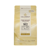Callebaut w2 white chocolate (29.5%) buttons - 2.5kg and 10kg