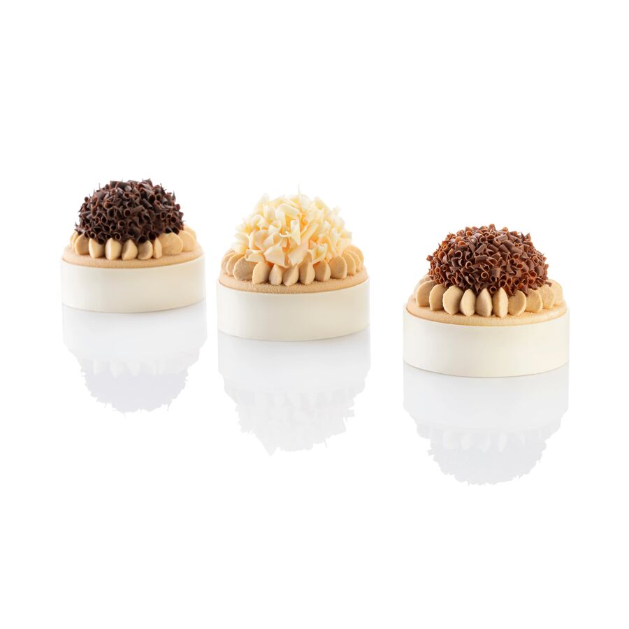 Barbara Decor milk chocolate blossom curls - 1kg and 4kg