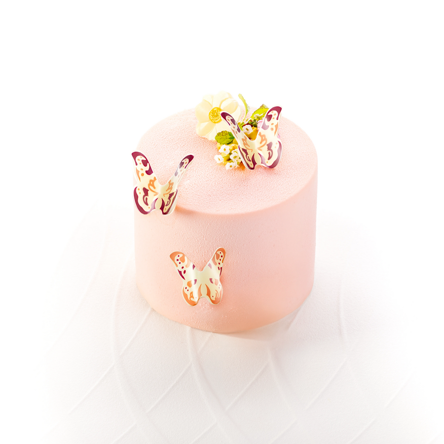 Barbara Decor white chocolate butterfly - 108 pieces