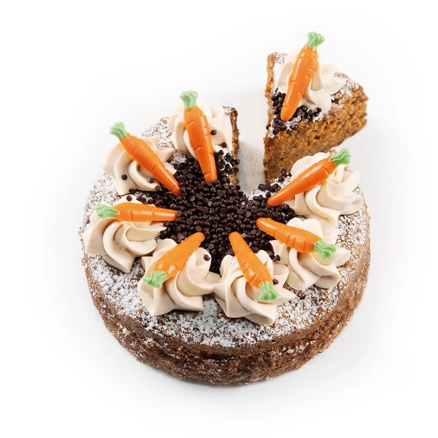Barbara Decor orange coloured white chocolate carrot - 336 pieces