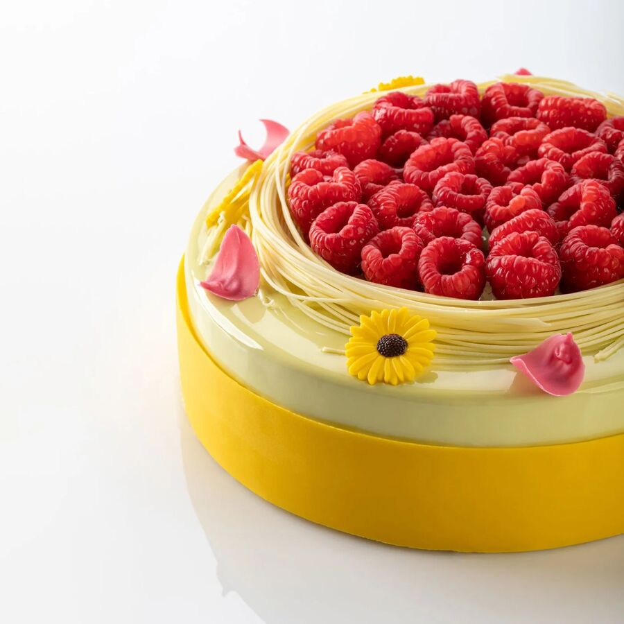Barbara Decor | Multicoloured white chocoate flower set | 252 pieces