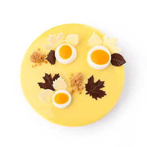 Barbara Decor dark chocolate leaves set – 216 pieces