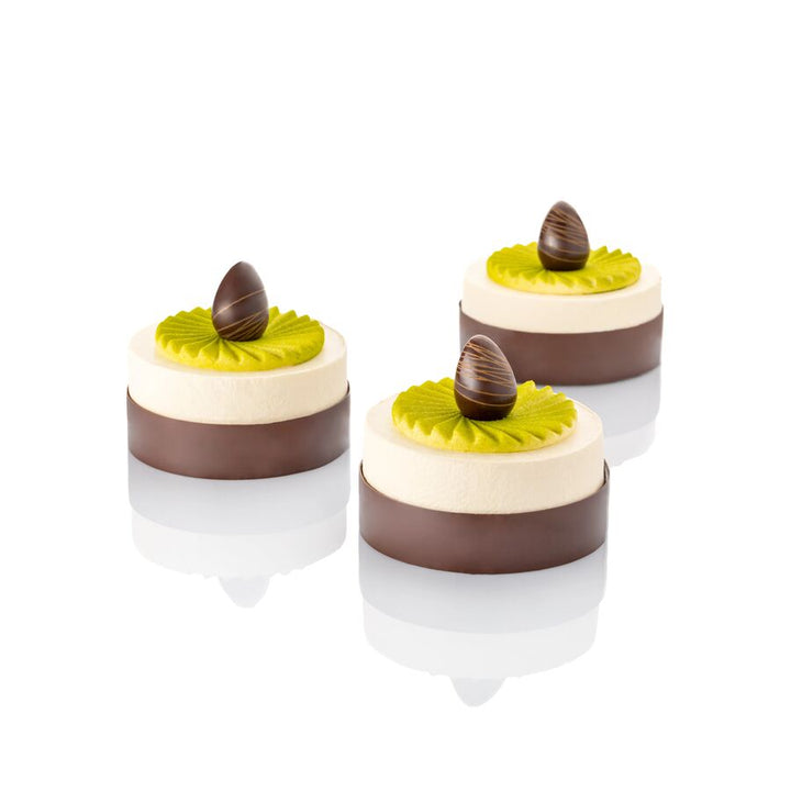 Barbara Decor | Hollow dark chocolate egg set | 96 pieces
