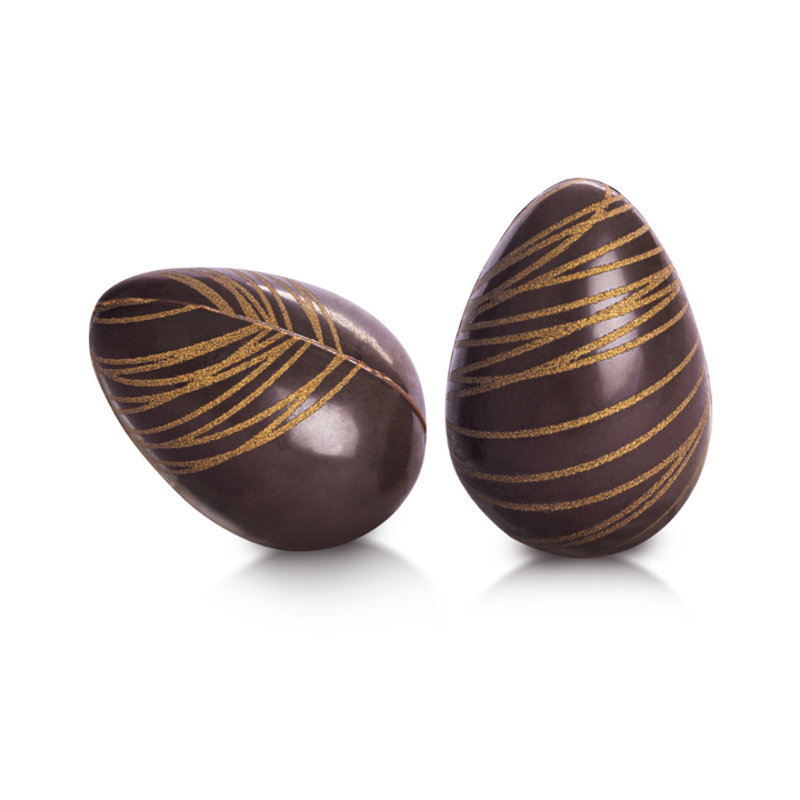 Barbara Decor | Hollow dark chocolate egg set | 96 pieces